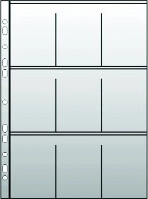 Transparent A4 PVC-cover til sportskort