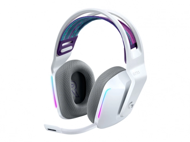 Trådløse gaming-headset RGB G733 Lightspeed hvid