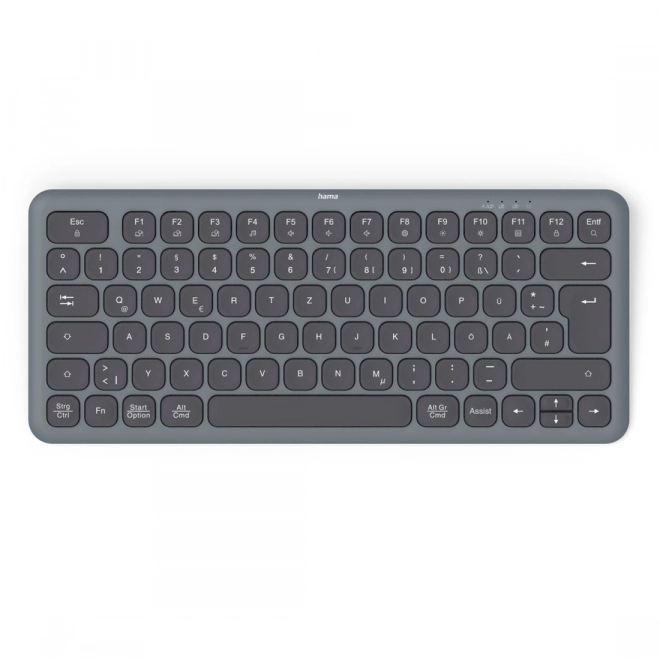 Trådløst tastatur Hama WK-500 flere enheder sort-grå