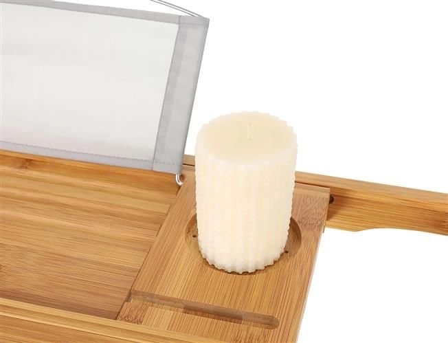 Justerbar badekarsreol
