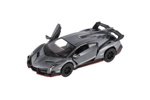 Auto Kinsmart Lamborghini Veneno metal/plast 13cm med tilbagespoling