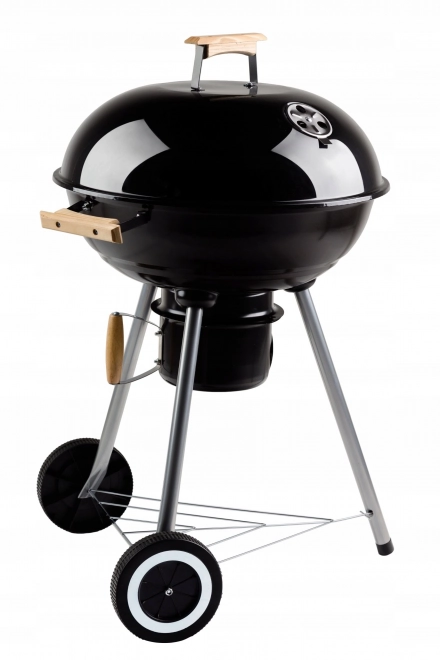 Havegrill med låg på hjul