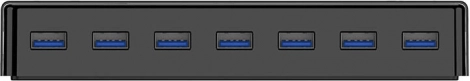 Syv hurtige USB 3.0-porte