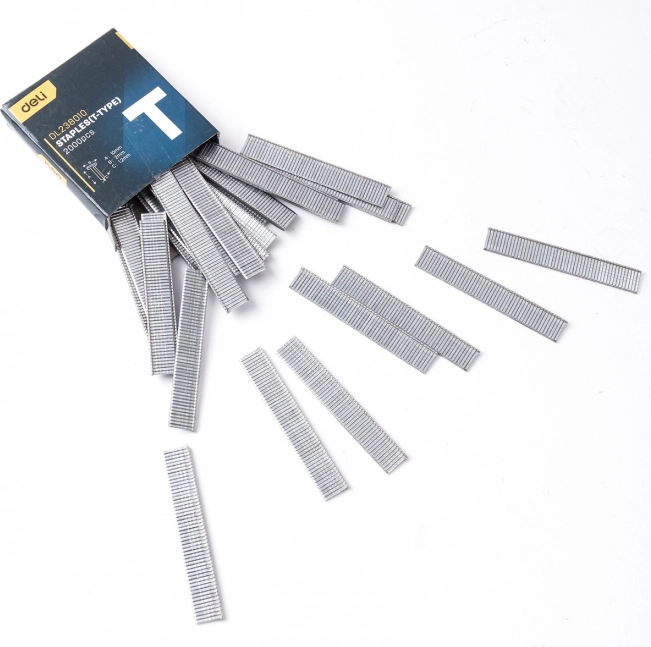 T-formede klammer Deli 10 × 2 × 1,2 mm, 2000 stk.