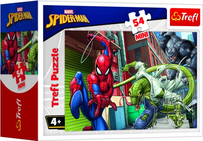 Minipuslespil Spiderman 54 brikker