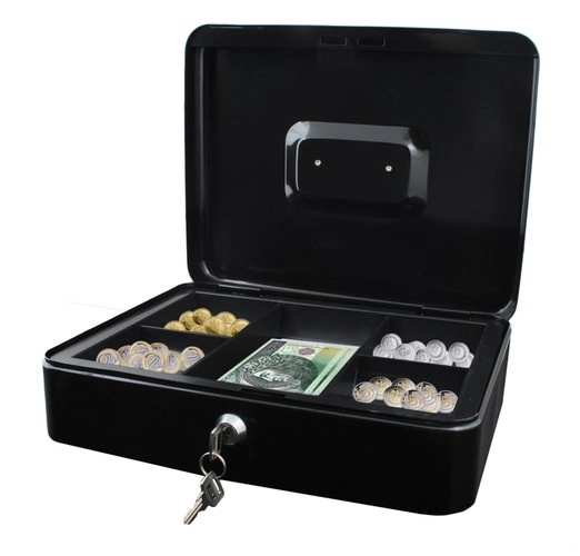 Stor sort pengekassette