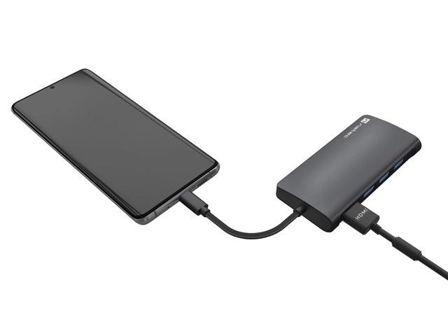 Multiportrættet USB-C adapter Natec Fowler 2 V2