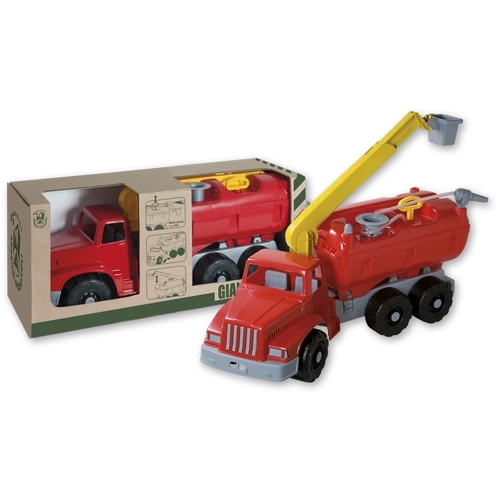 Androni Giant Trucks brandbil med platform og funktionel sprøjtepistol - længde 74 cm