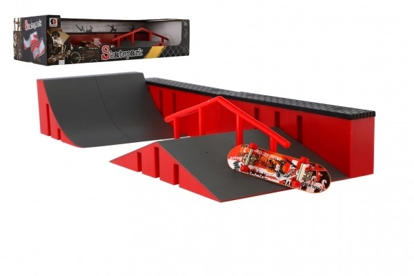 Skatepark med fingerboard