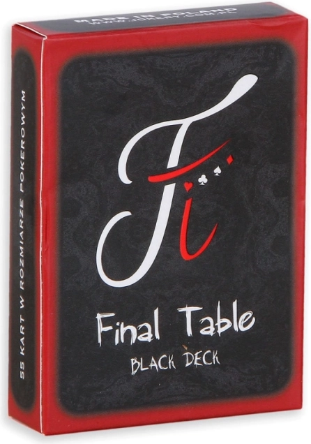 Final Table - sort kortspilspakke