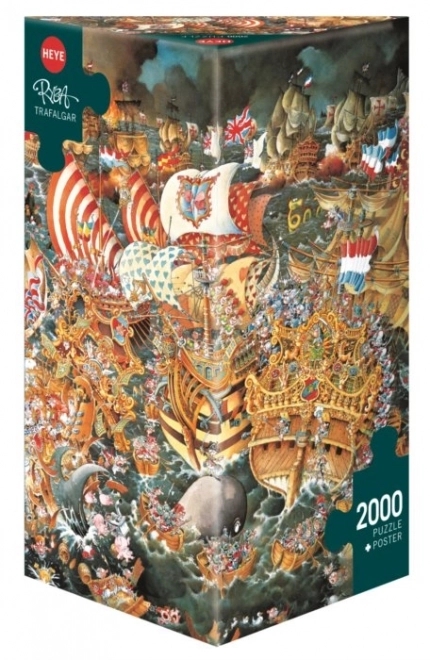 Puslespil Slaget ved Trafalgar 2000 brikker fra HEYE