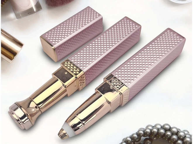 Dame epilator til øjenbryn og barbermaskine til ansigt og bikinilinje