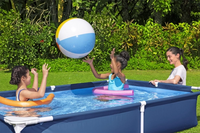 SplashJr Stål Pro 221x150x43 BESTWAY Rack Pool + reparationssæt