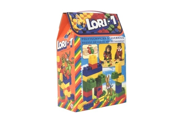 Byggesæt LORI 1 plast 50 stk i kassen 19x28x10cm