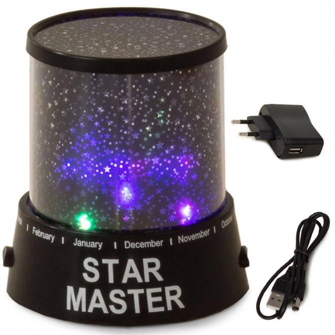 Natlampe Star Master Projektor Stjerner