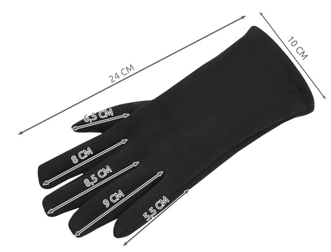 Touch-handsker R6413 - sorte