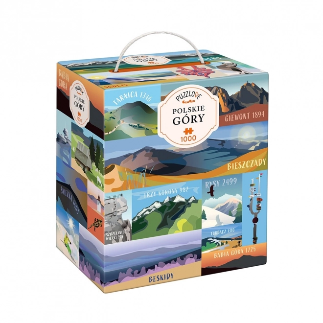 Puzzle Puzzlove Polske bjerge 1000 brikker