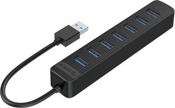 USB-hub ORICO 7-ports USB 3.0 (sort)