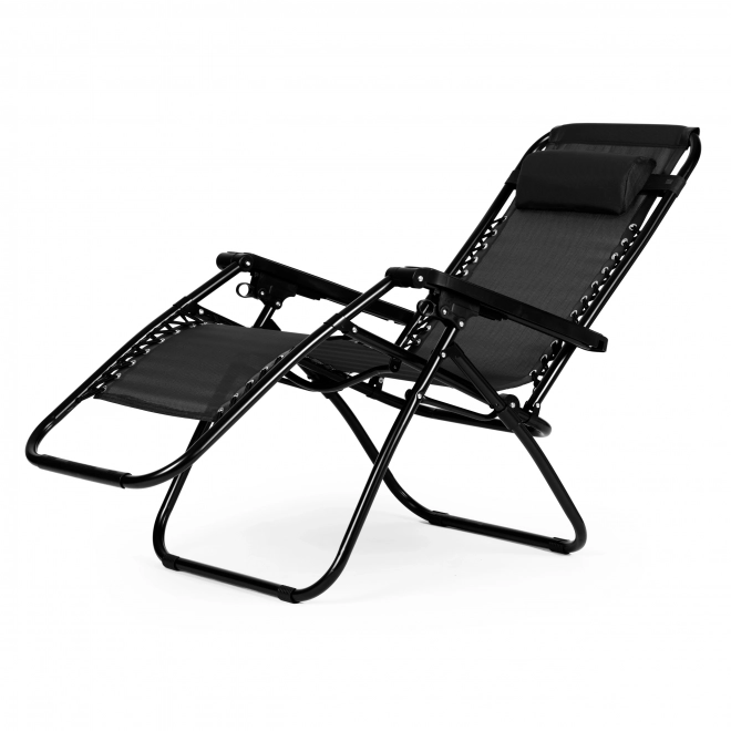 Have stol med justerbar ryglæn ZERO GRAVITY ModernHome - sort