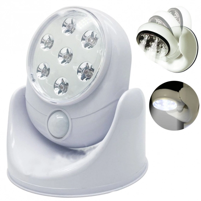 7LED Trådløs lampe med bevægelsesdetektor