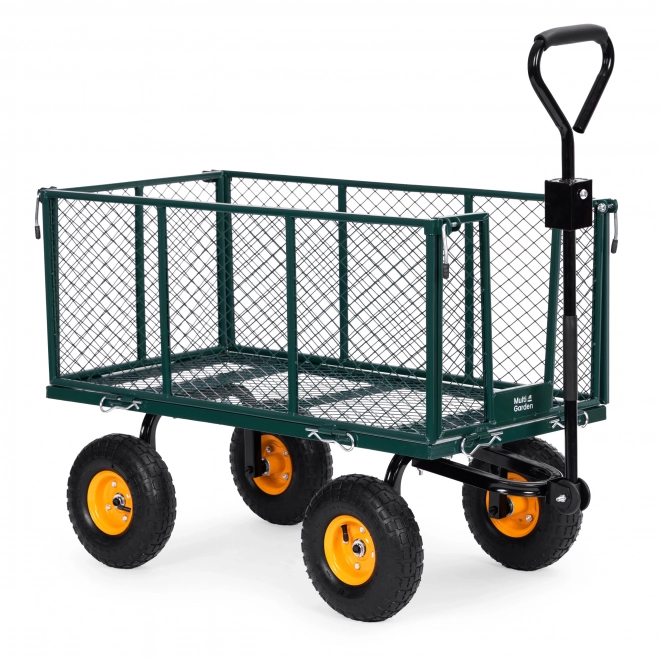 Have transportvogn MultiGarden med åbne sider og store oppustelige hjul