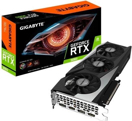 Grafikkort Gigabyte GeForce RTX 3060 Gaming OC 12GB