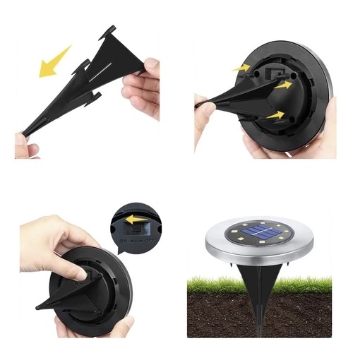 Solcelledrevet havebelysning - 12 stk Gardlov 24001