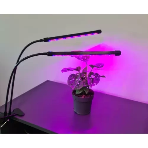 Lampe 20 LED 2 stk til plantevækst