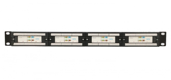 Patchpanel 24 porte Cat6 UTP V2