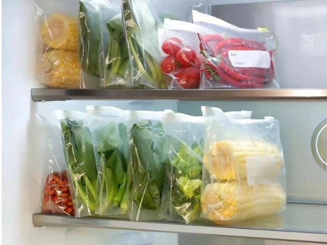 Zip-lock poser til madopbevaring 1200 ml