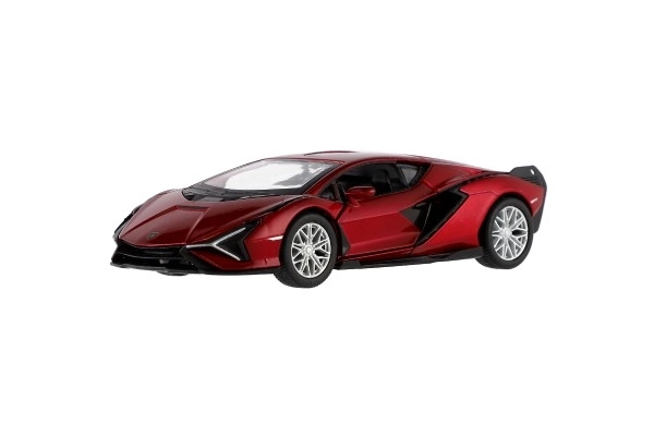 Auto Kinsmart Lamborghini Sián FKP 37 metal/plast 13cm mix farver