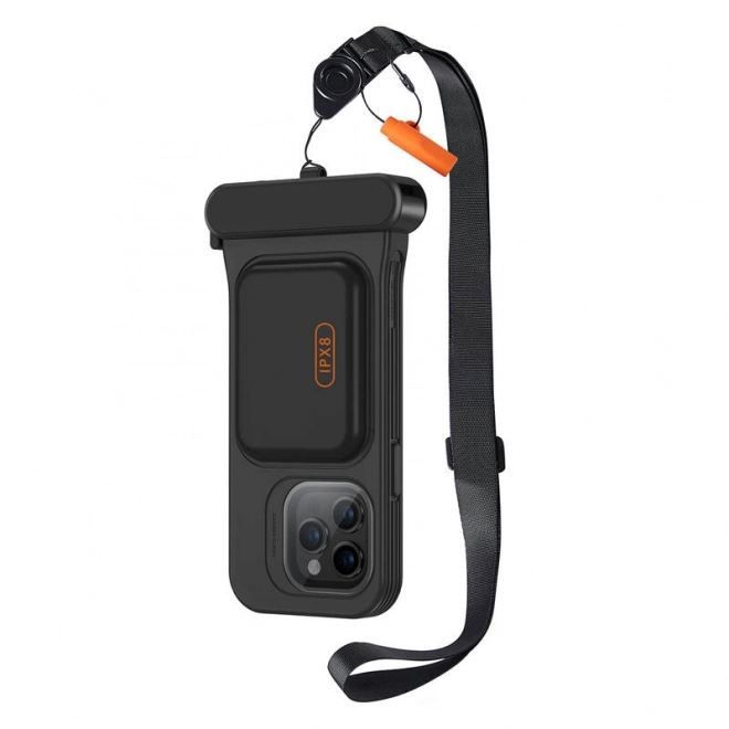 Vandtæt iPhone 15 Pro/14 Pro/13 Pro Etui (sort)