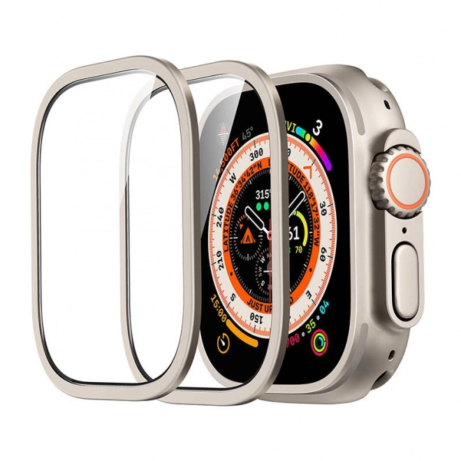 Beskyttelsessæt til Apple Watch Ultra ESR 49mm (etui + glas) (titan)