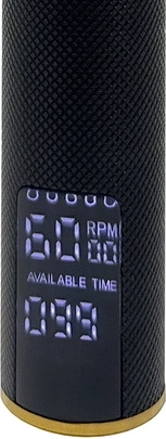 LCD-skærm med batteriindikator