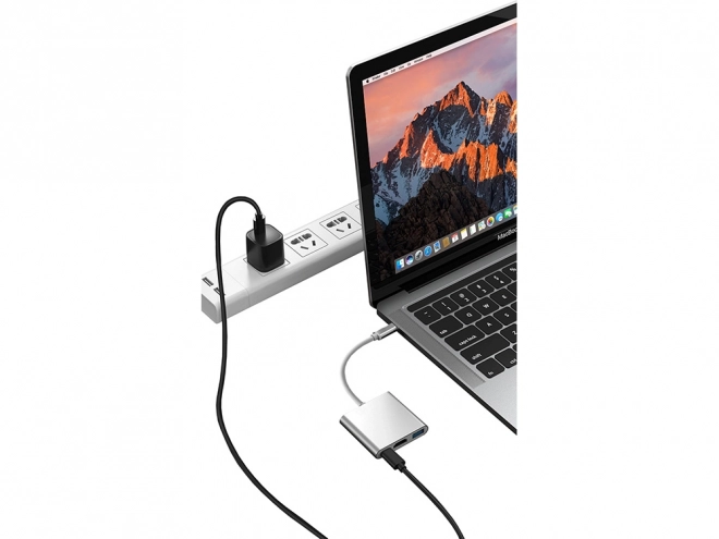 Adapter 3i1 USB-C HDMI 4K