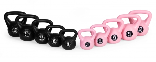 Kettlebell til træning lyserød - 10kg