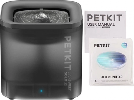 Fontæne/drikketrug til hund og kat PetKit Eversweet SOLO SE (mørkegrå)