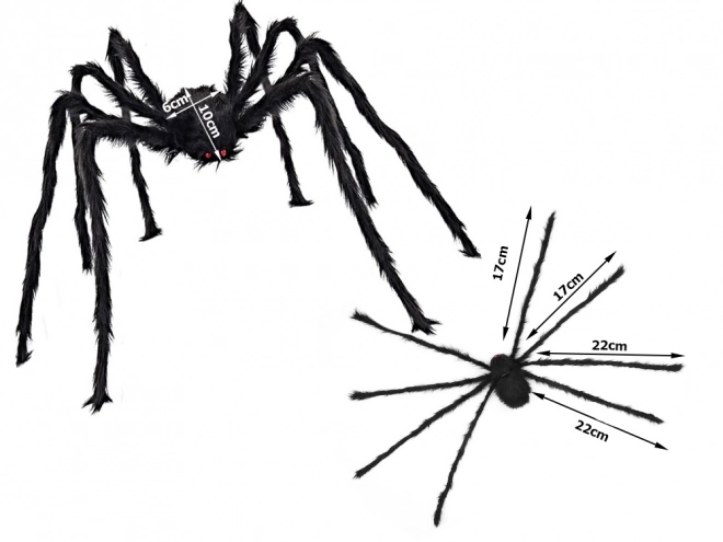Kæmpe halloween edderkop tarantel dekoration
