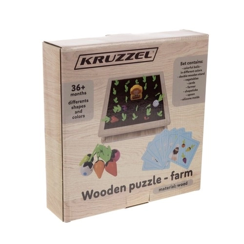 Træpuslespil - gård Kruzzel 22755