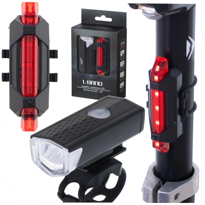 LED Cykellys Sæt USB