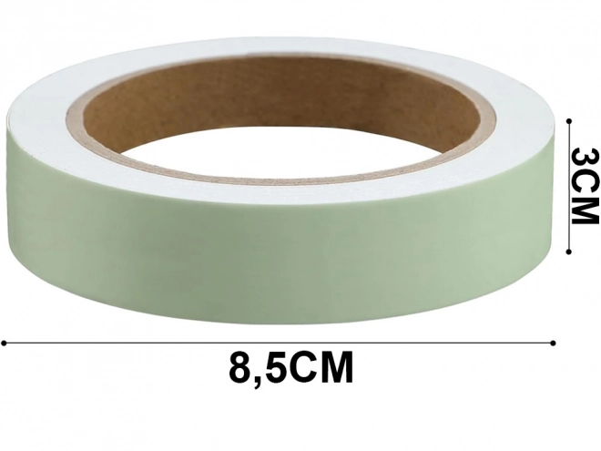 Fluorescerende tape lysende i mørket 3 m