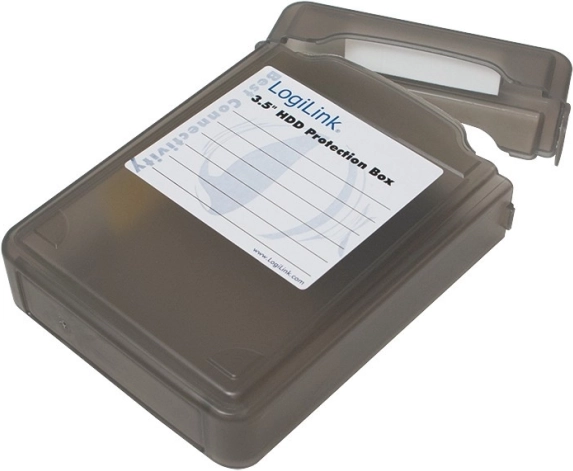 Beskyttende etui til 3,5" HDD, sort