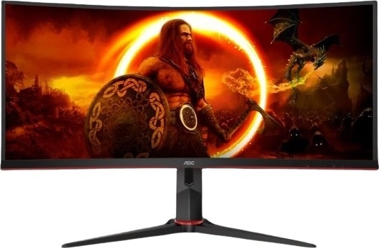 Buet skærm til gamere 34 tommer 180Hz