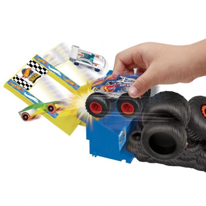 Hot Wheels Monster trucks arena - racerløb udfordring legesæt HNB87 – HW Tiger Shark