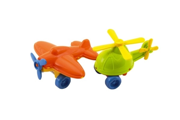 Mini transportmiddel plastik 10-12cm til fri kørsel, blandede typer