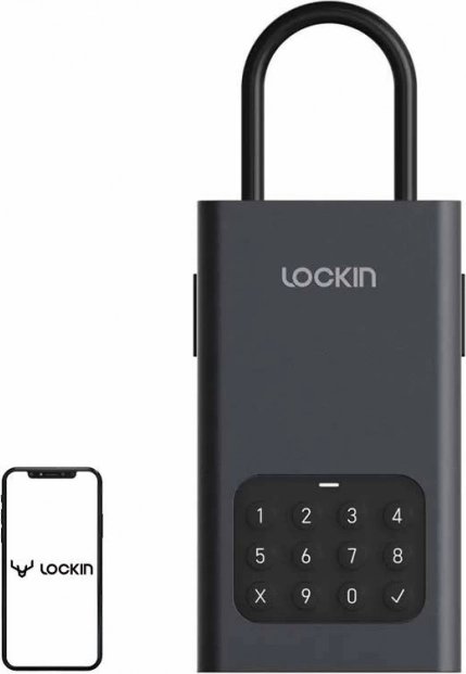 Smart nøgleboks LOCKIN Lock Box L1 med tastatur og Bluetooth