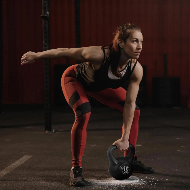 Kettlebell til træning sort - 10 kg