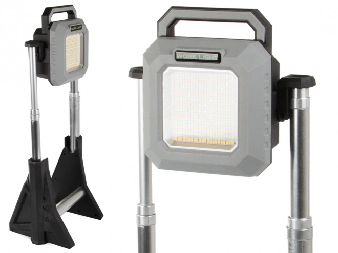 Genopladelig LED teleskopisk lygte 3000 lumen