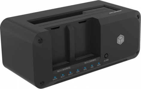 Stativ til kloning IB-2924MSCL-C31 Docking & CloneStation 1x 2,5"/3,5" til 1x M.2 NVMe
