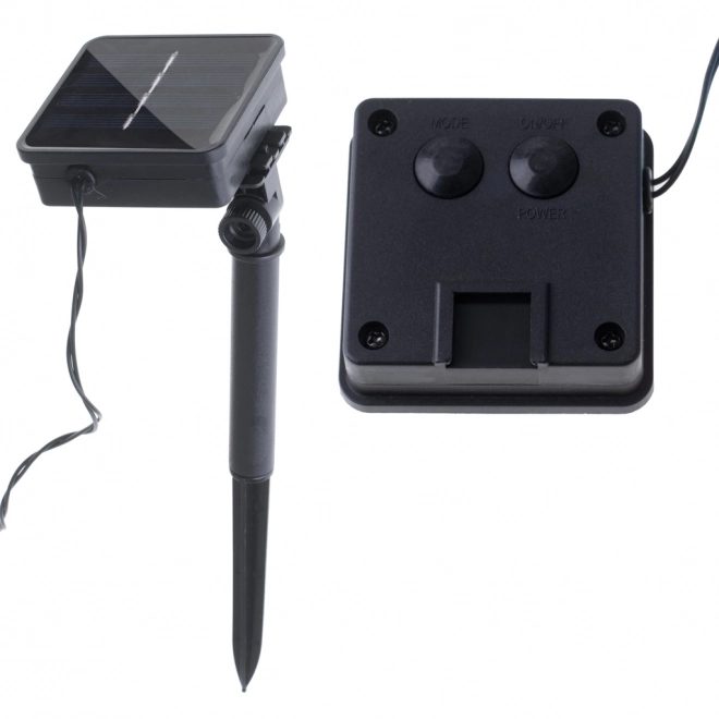 Solar blomsterrig havebelysning 7m 50LED varm hvid